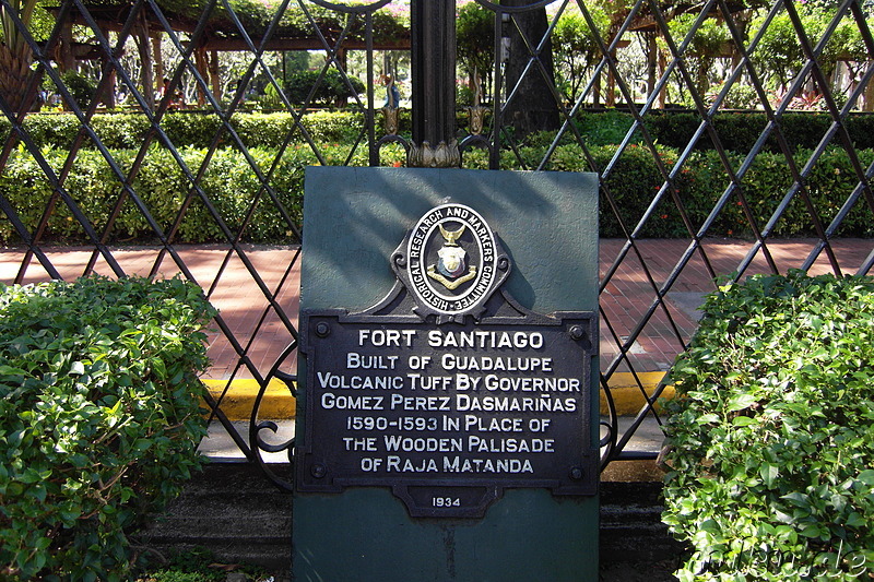 Fort Santiago in Manila, Philippinen