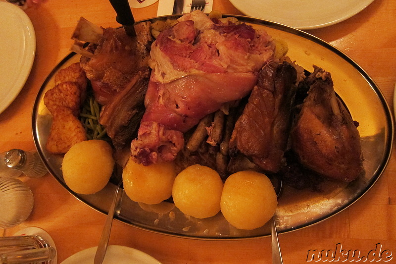 Fränkische Bratenplatte im Barfüßer