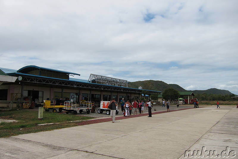 Francisco B. Reyes Airport - Flughafen in Coron Town auf Busuanga Island, Philippinen