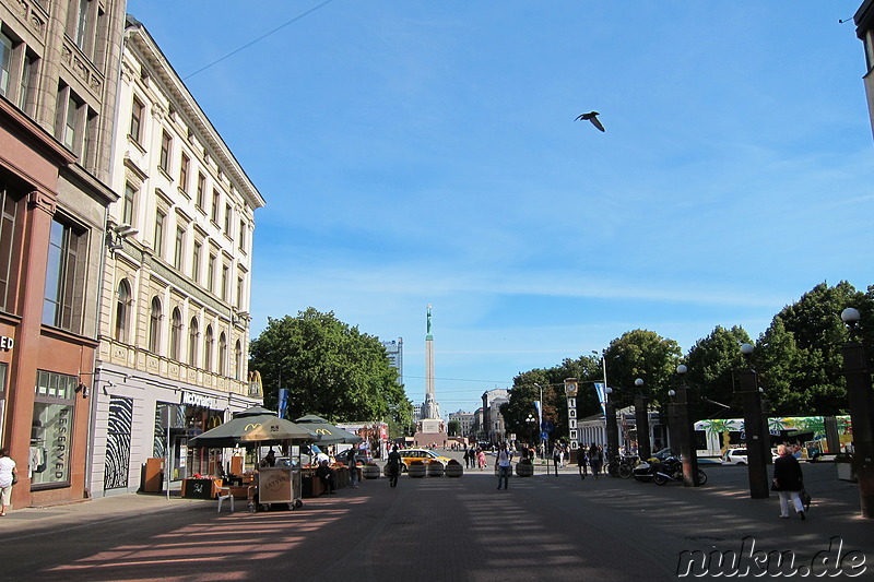Freedom Monument - Obelisk in Riga, Lettland