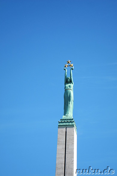 Freedom Monument - Obelisk in Riga, Lettland