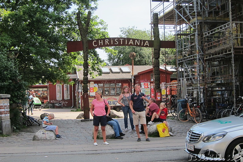 Freistadt Christiania in Kopenhagen, Dänemark