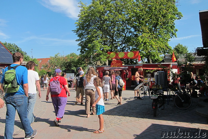 Freistadt Christiania in Kopenhagen, Dänemark