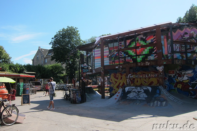 Freistadt Christiania in Kopenhagen, Dänemark