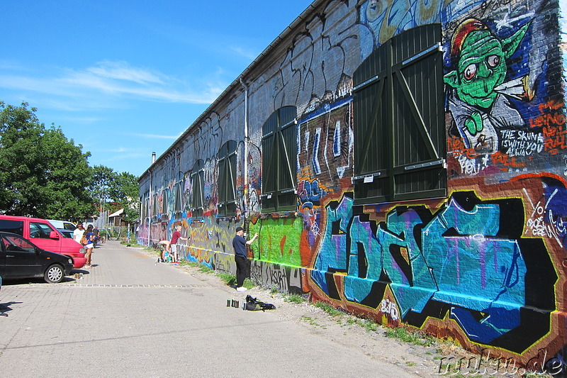 Freistadt Christiania in Kopenhagen, Dänemark