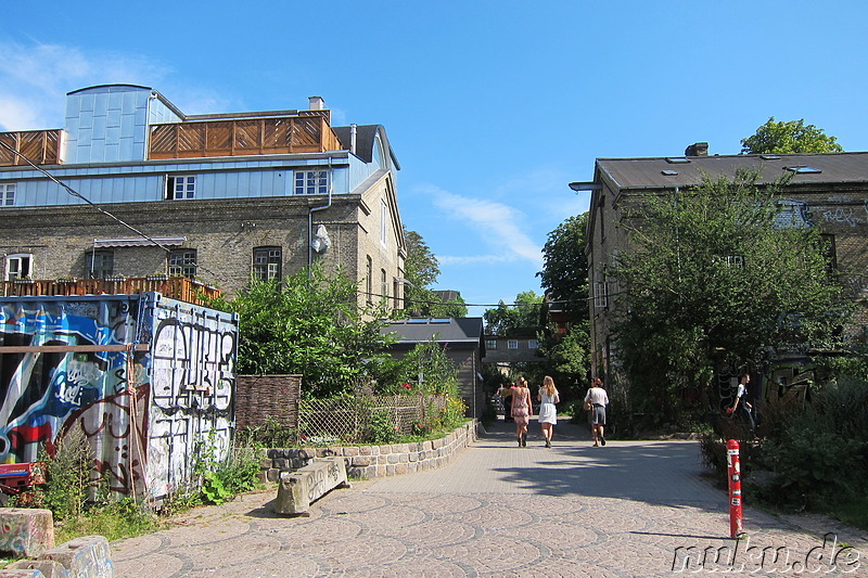 Freistadt Christiania in Kopenhagen, Dänemark