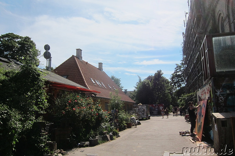 Freistadt Christiania in Kopenhagen, Dänemark