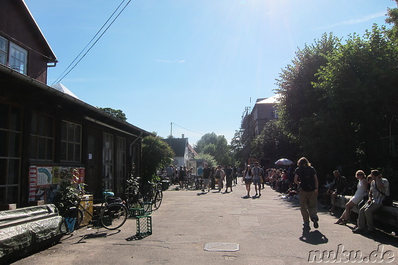 Freistadt Christiania in Kopenhagen, Dänemark