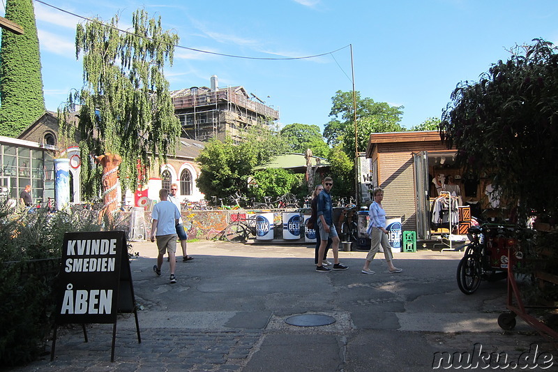 Freistadt Christiania in Kopenhagen, Dänemark