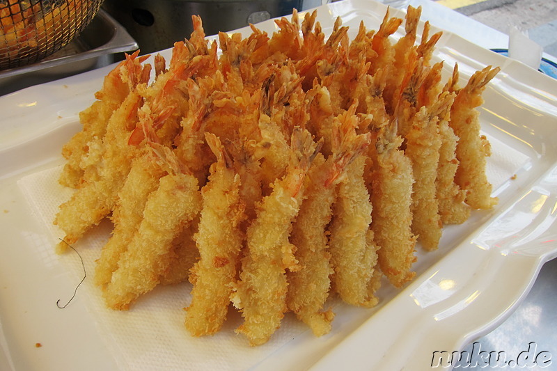 Frittierte Shrimps
