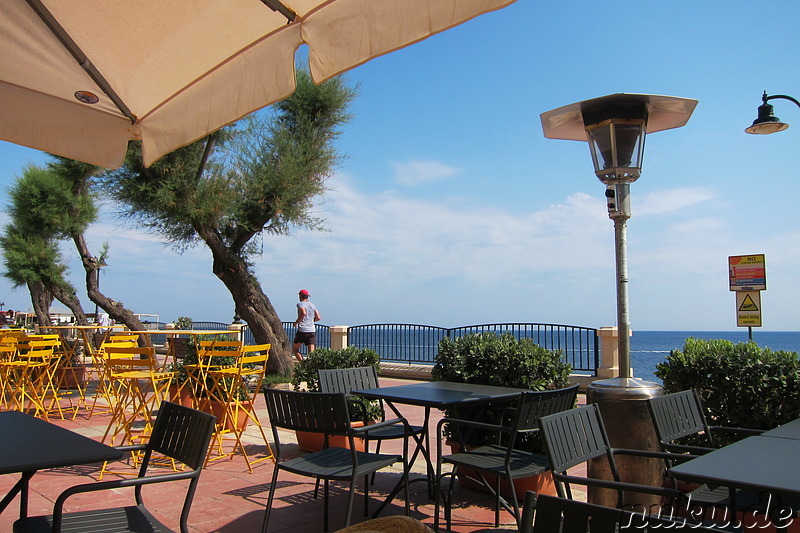 Frühstück am Meer in Sliema auf Malta