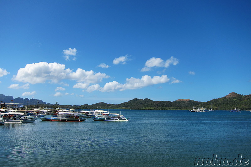 Frühstück im Seadive Resort in Coron Town, Busuanga Island, Philippinen