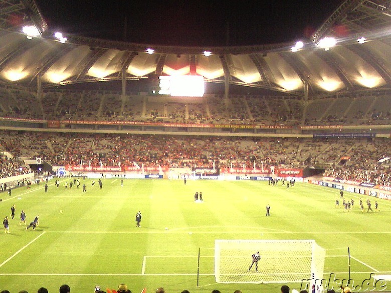 Fussball-Länderspiel Korea-Schweden