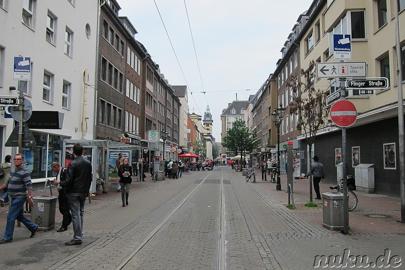 Fussgängerzone in der Innenstadt, Düsseldorf