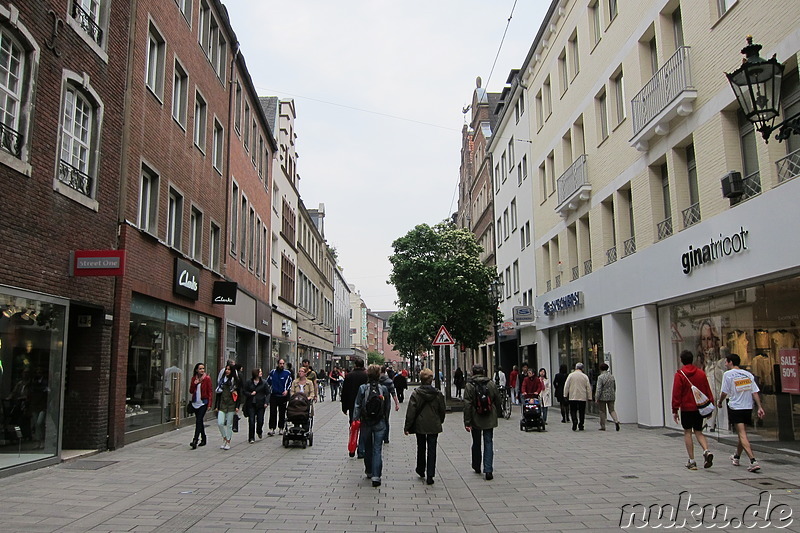 Fussgängerzone in der Innenstadt, Düsseldorf