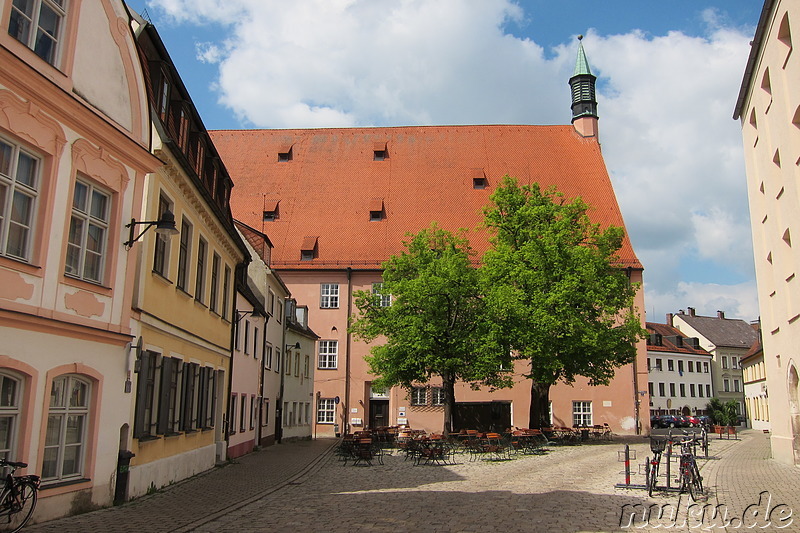 Fussgängerzone in Ingolstadt, Bayern, Deutschland