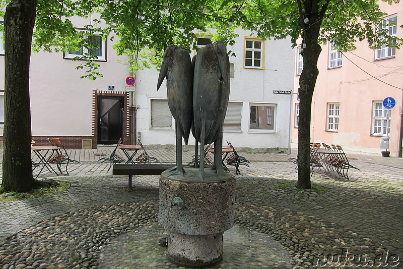 Fussgängerzone in Ingolstadt, Bayern, Deutschland