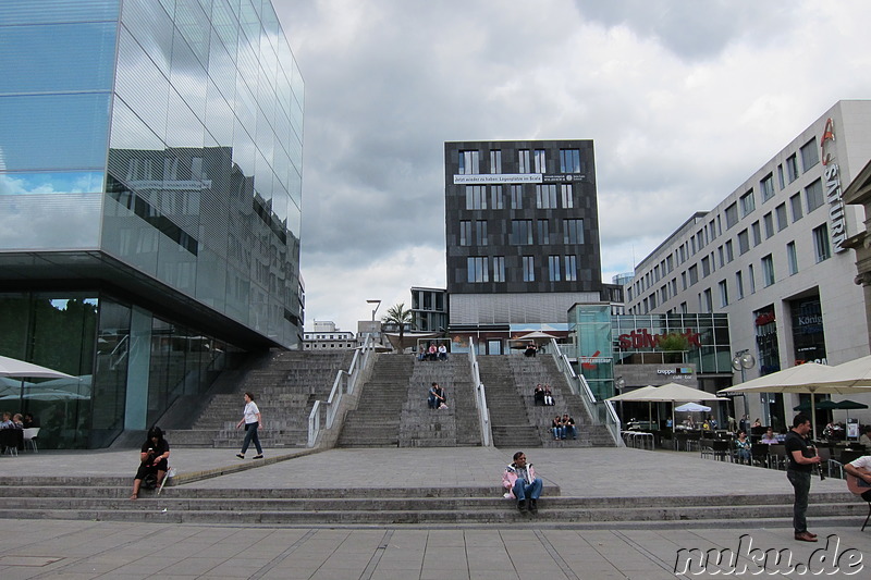 Fussgängerzone Königstrasse in Stuttgart, Baden-Württemberg