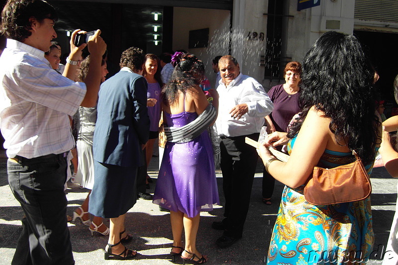 Fussgängerzone Sarandi Street in Montevideo, Uruguay