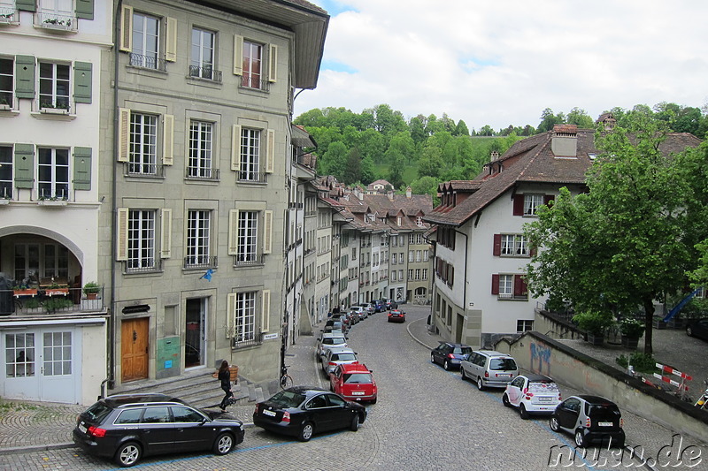 Fußgängerzone und Altstadt von Bern, Schweiz