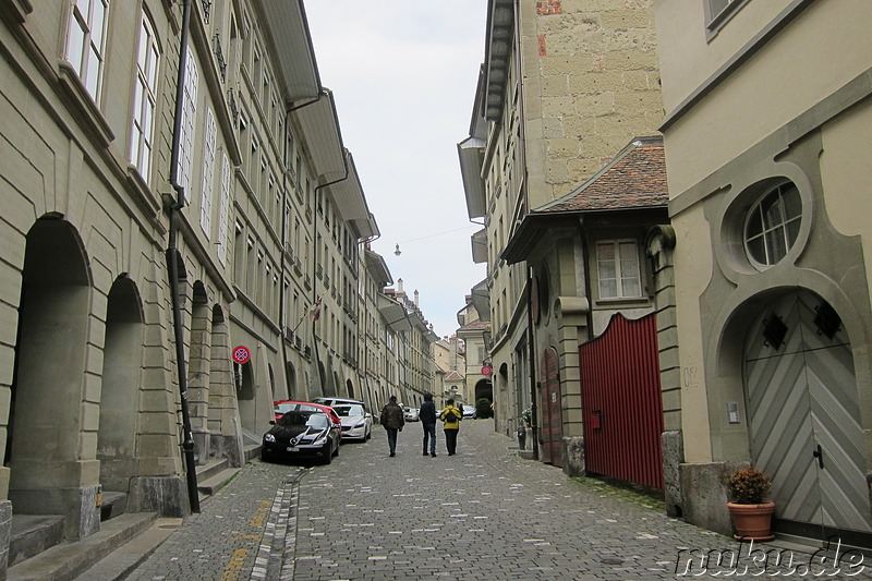 Fußgängerzone und Altstadt von Bern, Schweiz