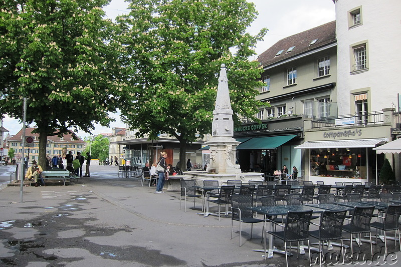 Fußgängerzone und Altstadt von Bern, Schweiz