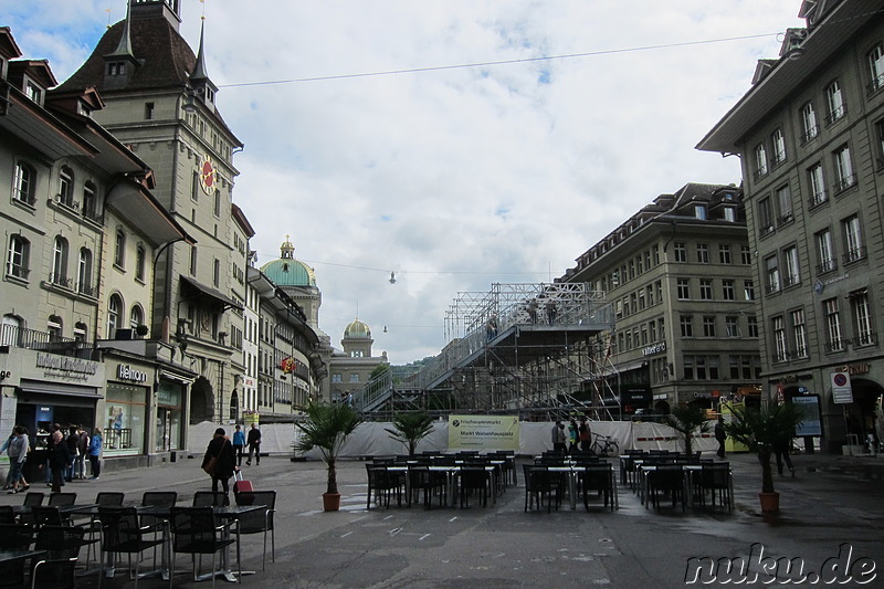Fußgängerzone und Altstadt von Bern, Schweiz