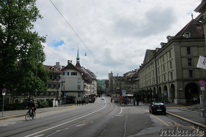 Fußgängerzone und Altstadt von Bern, Schweiz