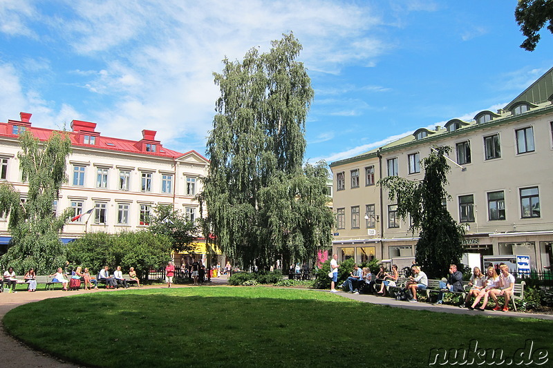 Fußgängerzone und Einkaufsviertel in Göteborg, Schweden