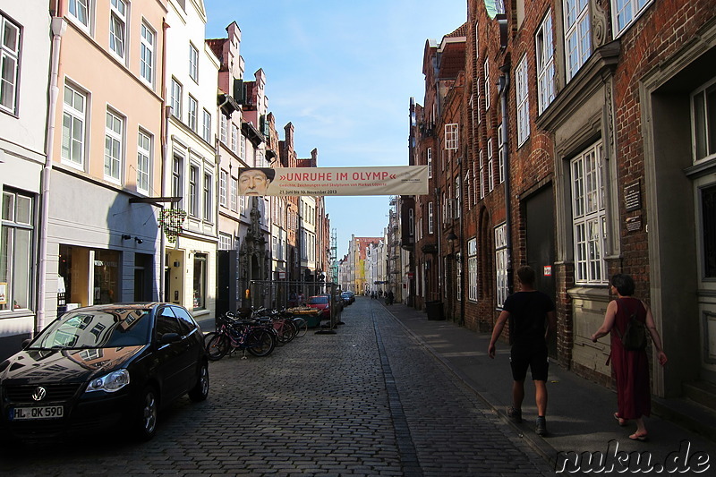Gänge und Hinterhäuser in Lübeck