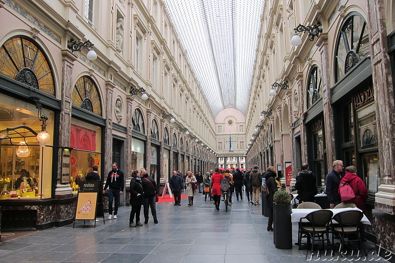 Galeries Royales St. Hubert - Einkaufspassage in Brüssel, Belgien
