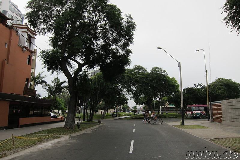 Gehobener Stadtteil Miraflores in Lima, Peru