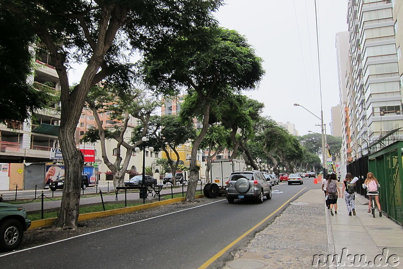 Gehobener Stadtteil Miraflores in Lima, Peru