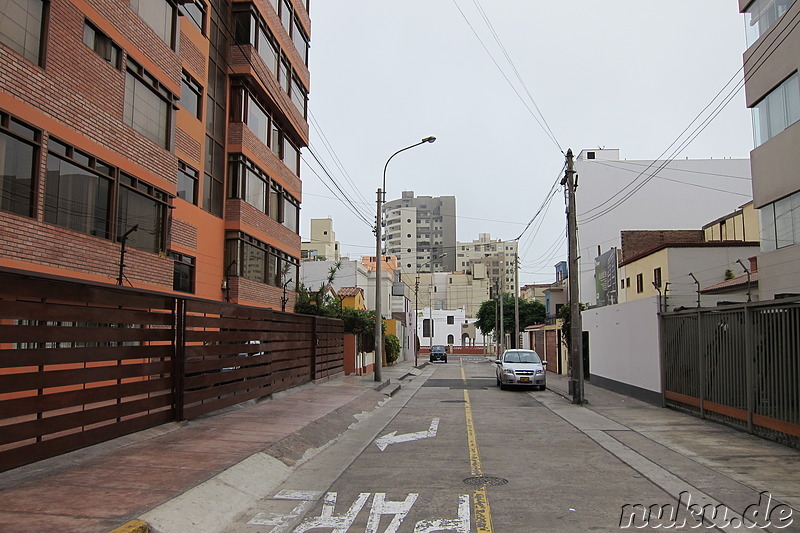 Gehobener Stadtteil Miraflores in Lima, Peru