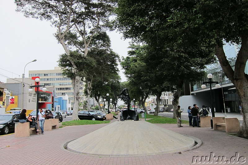 Gehobener Stadtteil Miraflores in Lima, Peru