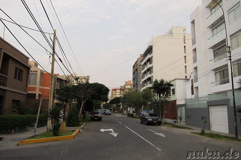 Gehobener Stadtteil Miraflores in Lima, Peru