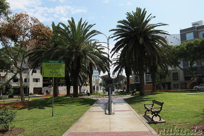 Gehobener Stadtteil Miraflores in Lima, Peru