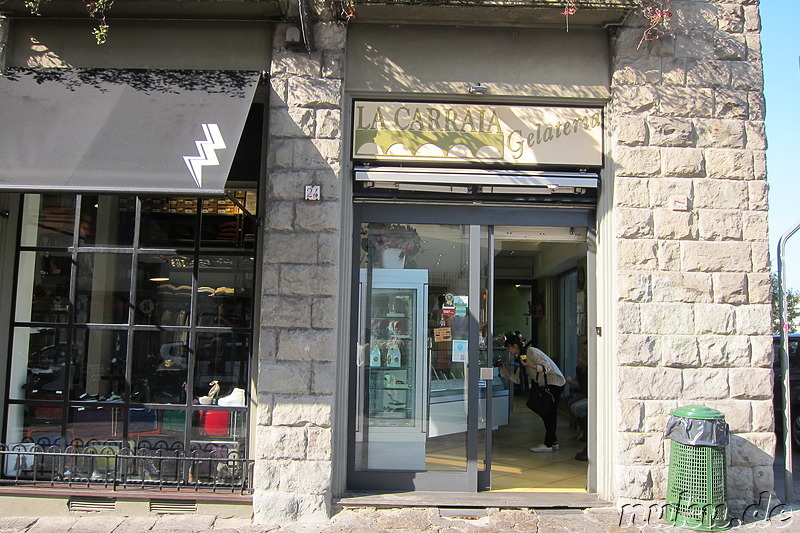 Gelateria La Carraia in Florenz, Italien