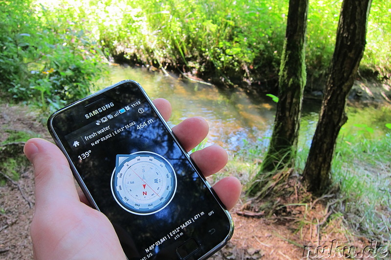 Geocaching im Liebestal bei Viechtach im Bayrischen Wald