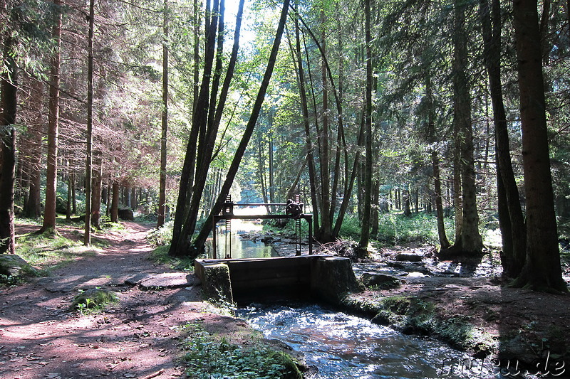 Geocaching im Liebestal bei Viechtach im Bayrischen Wald