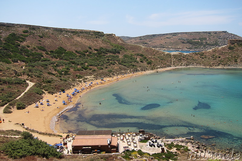 Ghajn Tuffieha Bay auf Malta