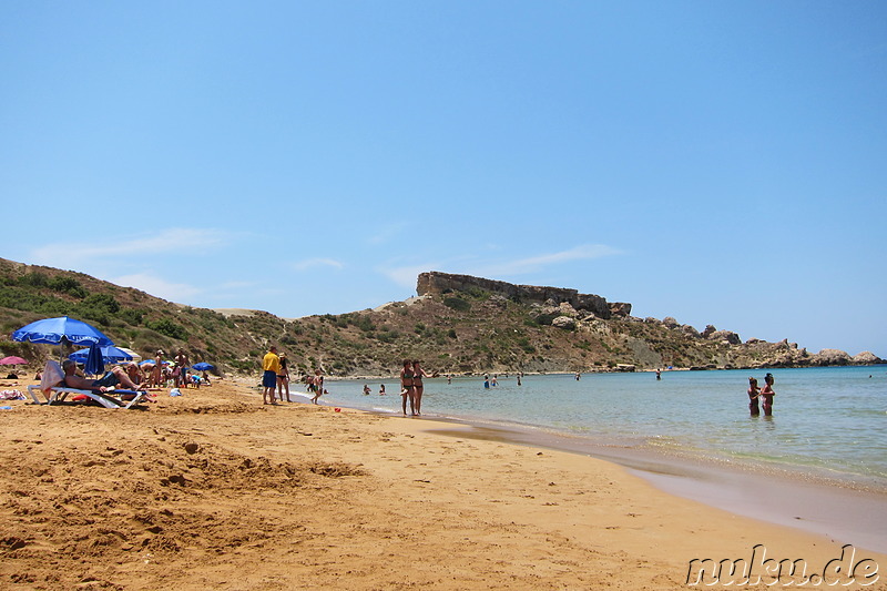 Ghajn Tuffieha Bay auf Malta