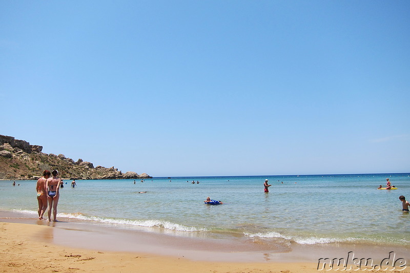 Ghajn Tuffieha Bay auf Malta