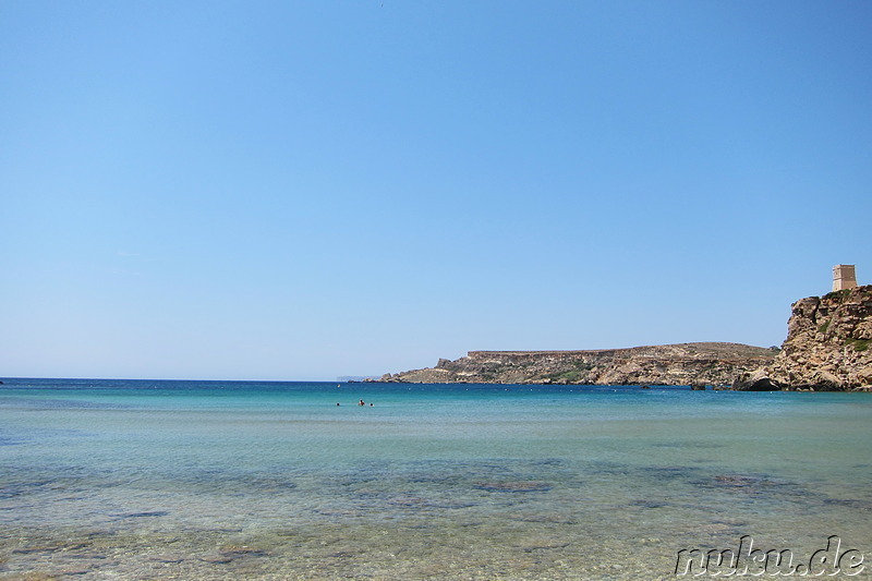 Ghajn Tuffieha Bay auf Malta