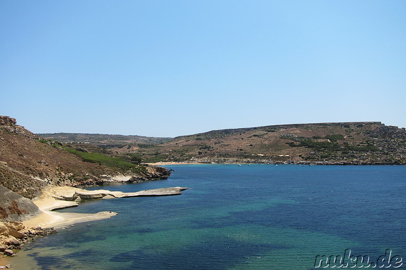 Ghajn Tuffieha Bay auf Malta