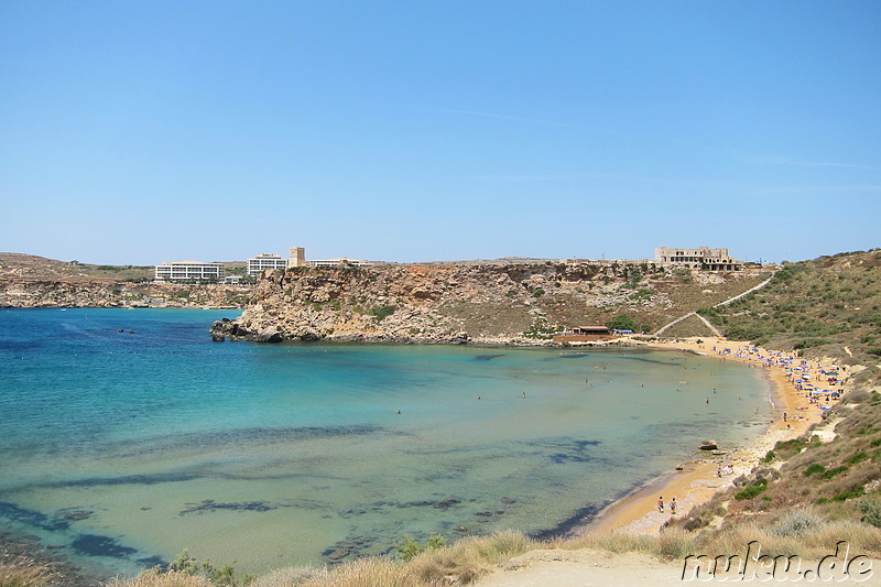 Ghajn Tuffieha Bay auf Malta