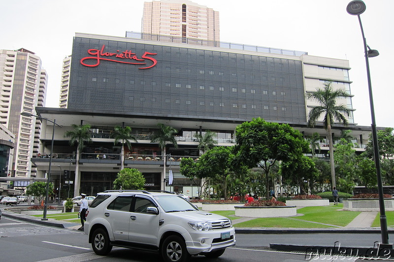 Glorietta & Greenbelt Malls in Makati, Manila, Philippinen