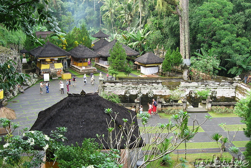 Goha Gajah Tempelhöhle in Bedulu, Bali, Indonesien