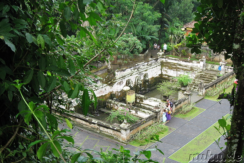 Goha Gajah Tempelhöhle in Bedulu, Bali, Indonesien