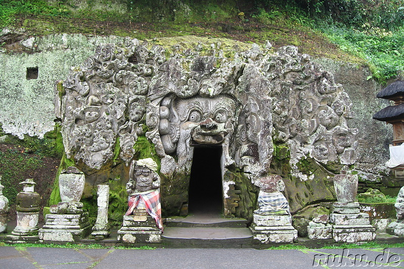 Goha Gajah Tempelhöhle in Bedulu, Bali, Indonesien